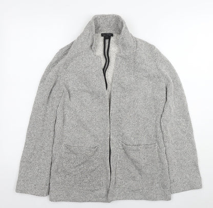 Womens UK Size 8 Topshop Grey Kimono Coat
