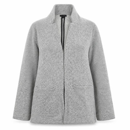 Womens UK Size 8 Topshop Grey Kimono Coat