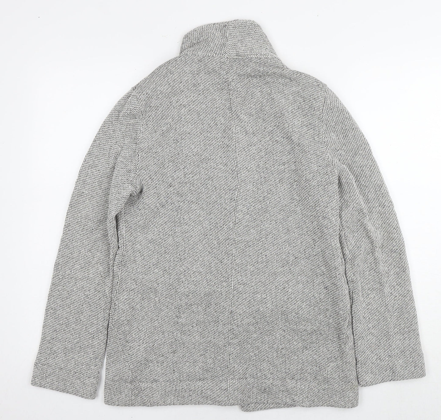 Womens UK Size 8 Topshop Grey Kimono Coat