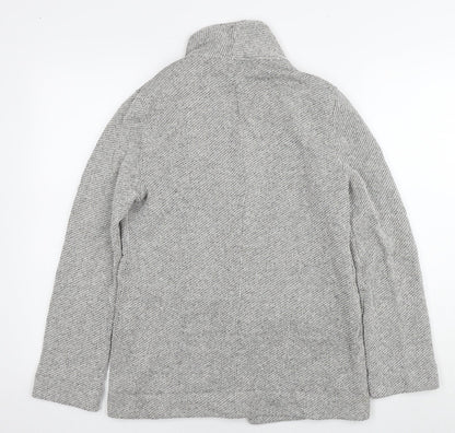 Womens UK Size 8 Topshop Grey Kimono Coat