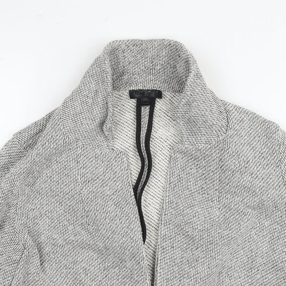 Womens UK Size 8 Topshop Grey Kimono Coat