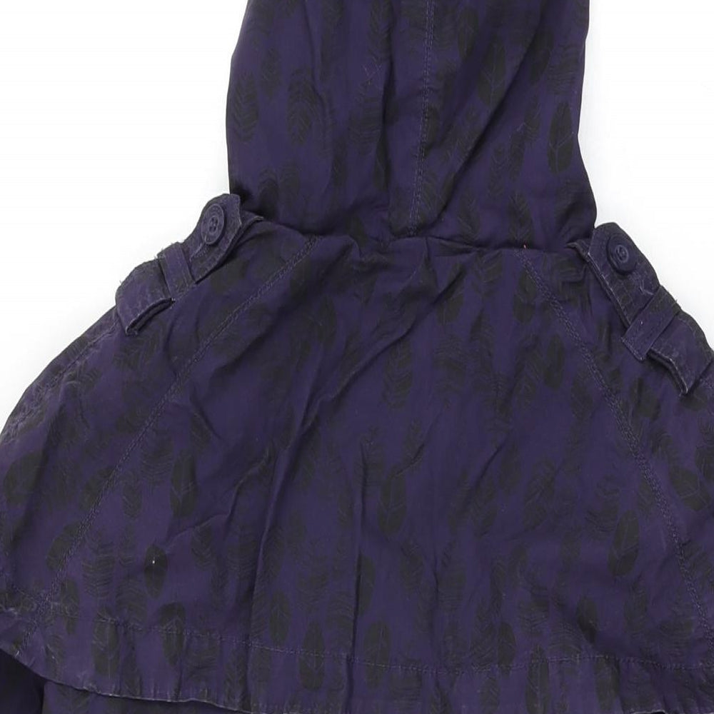 Womens UK Size 14 HOOCH Purple Overcoat