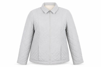 Womens UK Size 14 Sommermann Grey Quilted Coat