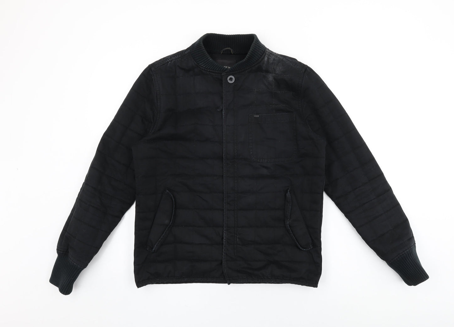 Mens UK Size S Krew Black Jacket