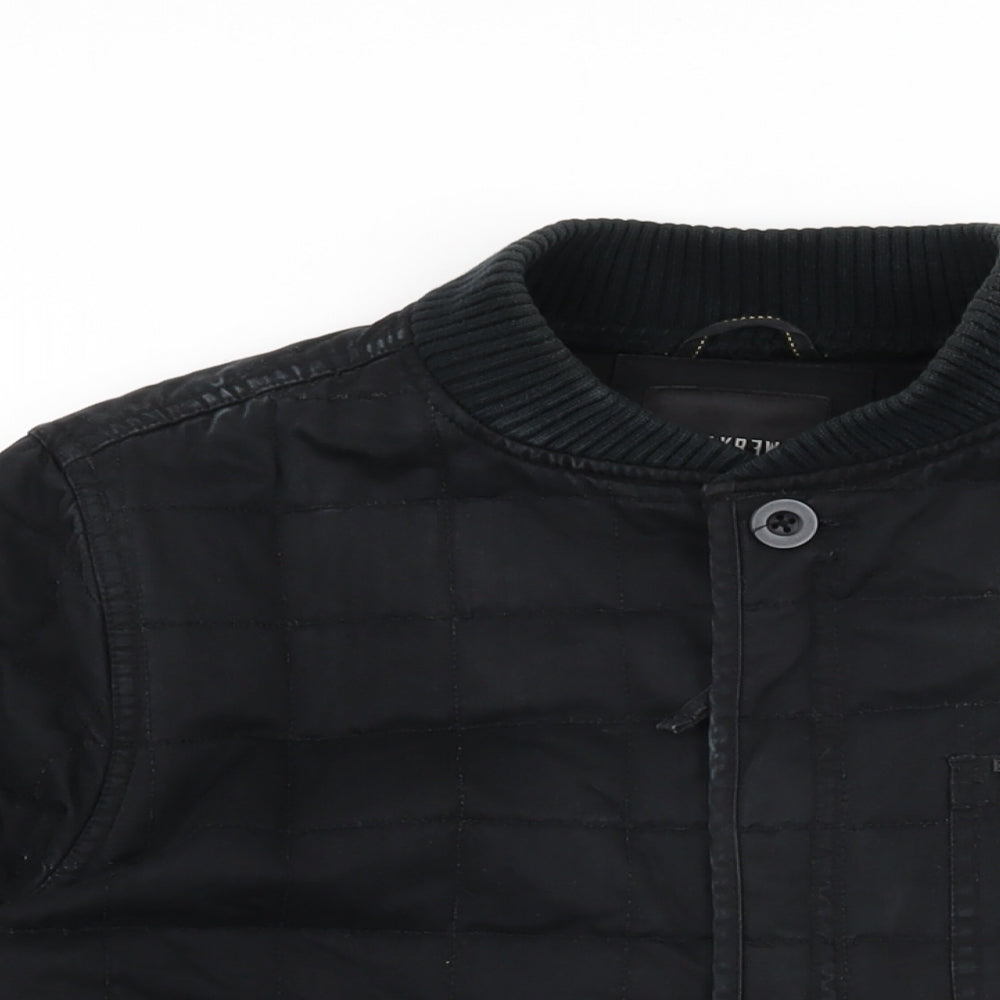 Mens UK Size S Krew Black Jacket
