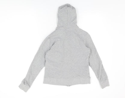 Olympus Girls Grey Cotton Full Zip Hoodie Size 14 Years Zip