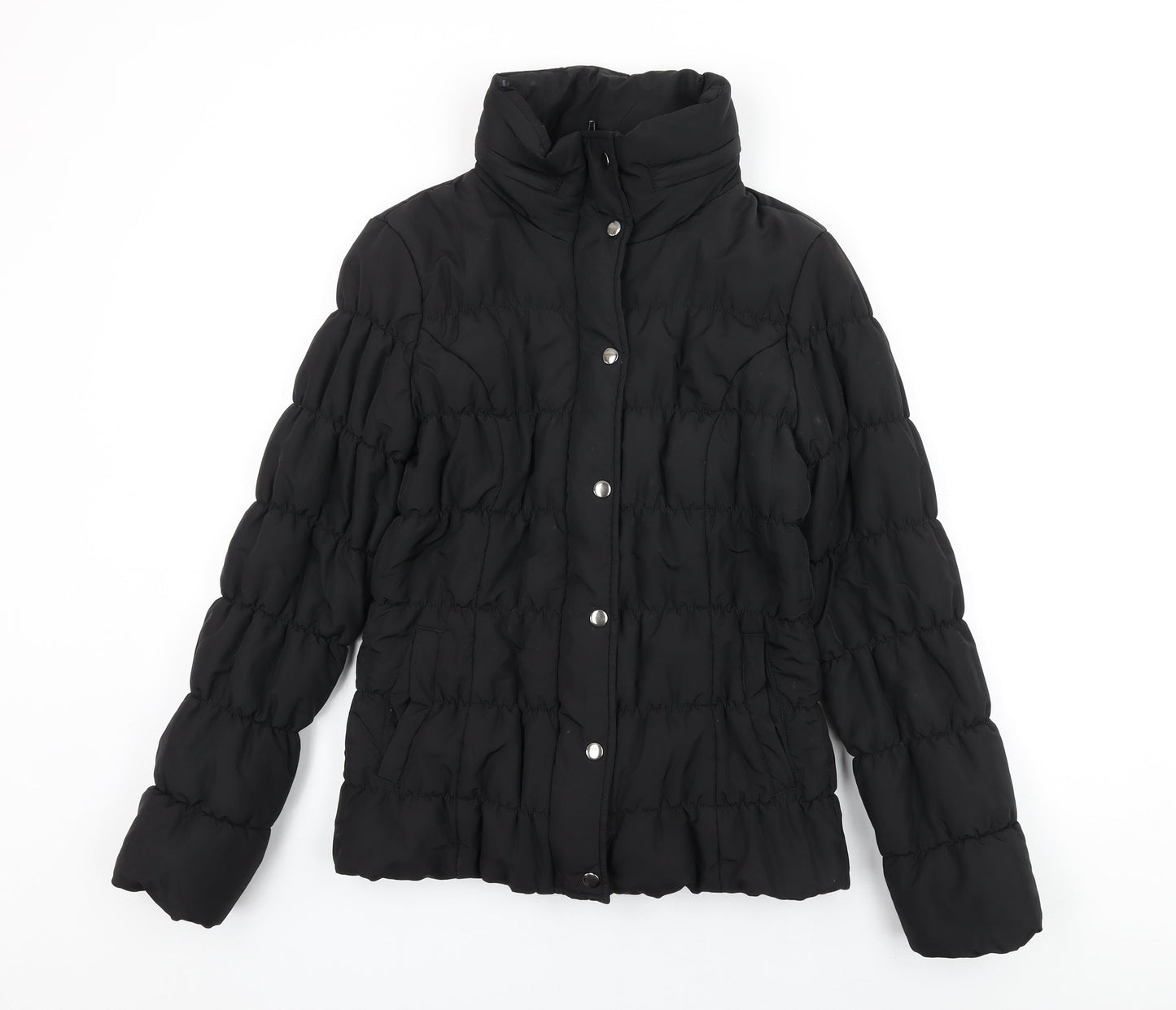 Womens UK Size M Marks and Spencer Black Puffer Jacket