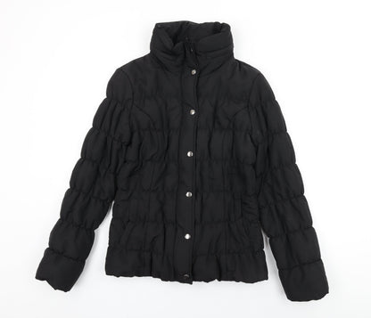 Womens UK Size M Marks and Spencer Black Puffer Jacket