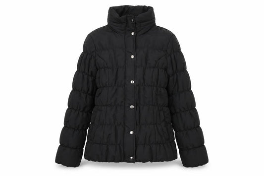Marks & Spencer Womens Black Puffer Jacket Coat Size M Zip