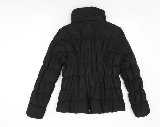 Womens UK Size M Marks and Spencer Black Puffer Jacket