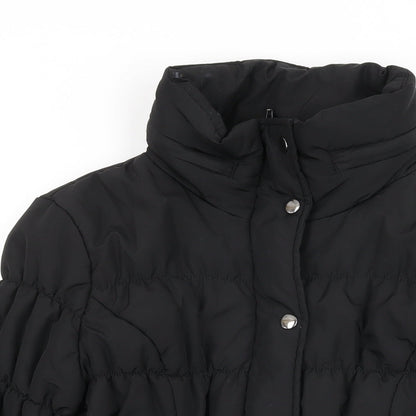 Womens UK Size M Marks and Spencer Black Puffer Jacket