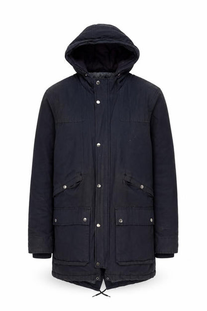 Mens UK Size M Topman Blue Overcoat