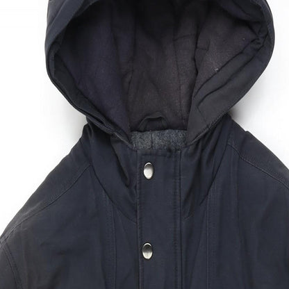 Mens UK Size M Topman Blue Overcoat