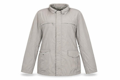 Danteitaliana Womens Beige Jacket Coat Size L Zip