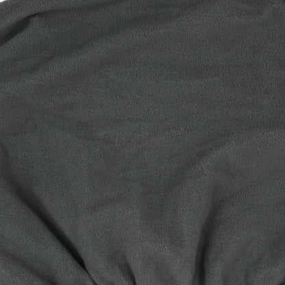Brand and care label for Missguided women’s grey polyester pullover sweatshirt, size UK 8, zip - missguided logo