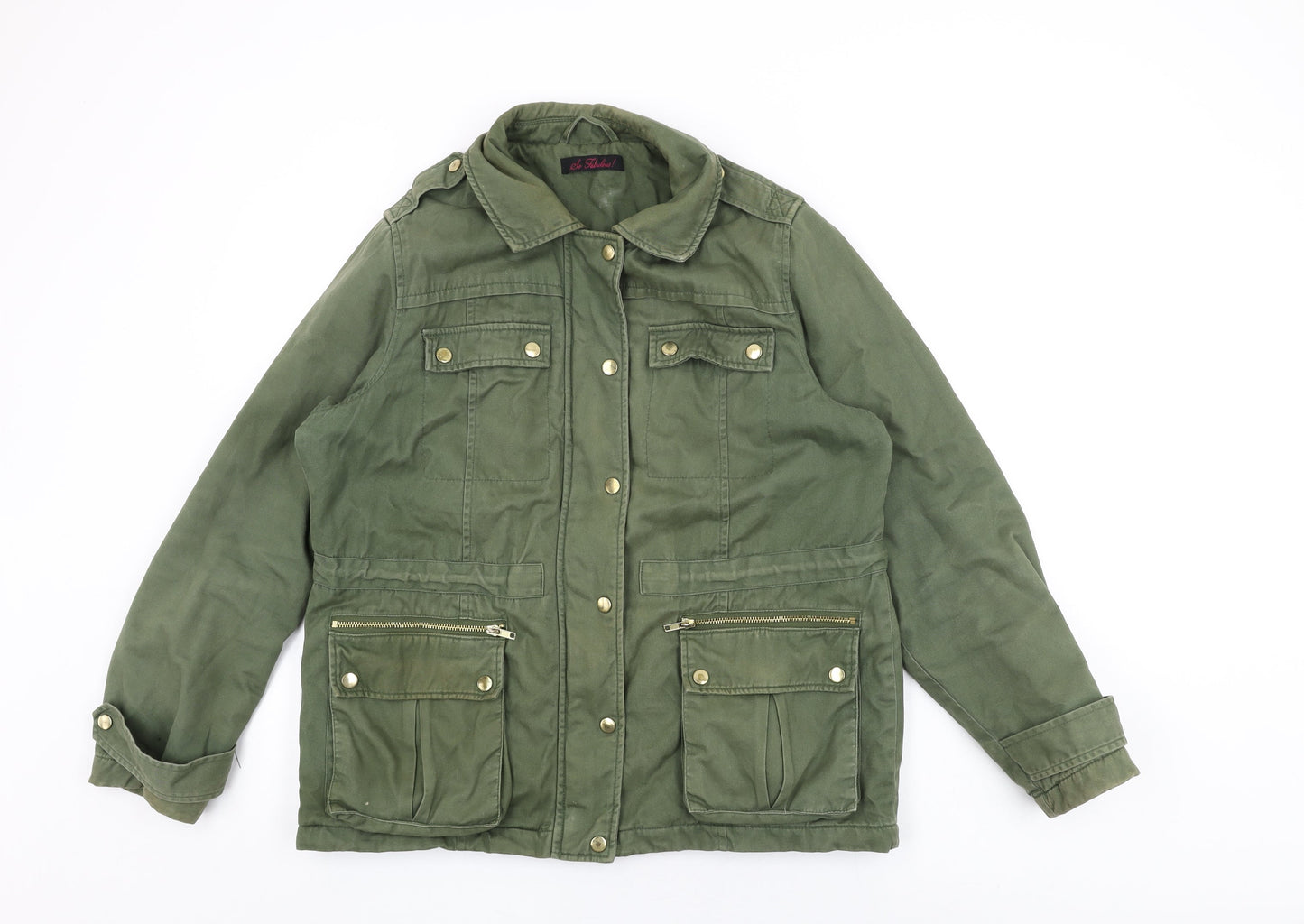 Womens UK Size 16 So Fabulous Green Jacket
