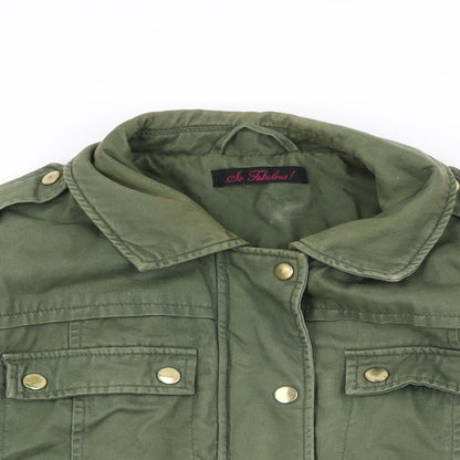 Womens UK Size 16 So Fabulous Green Jacket