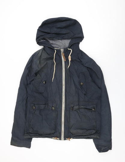 Mens UK Size L Burton Blue Rain Coat
