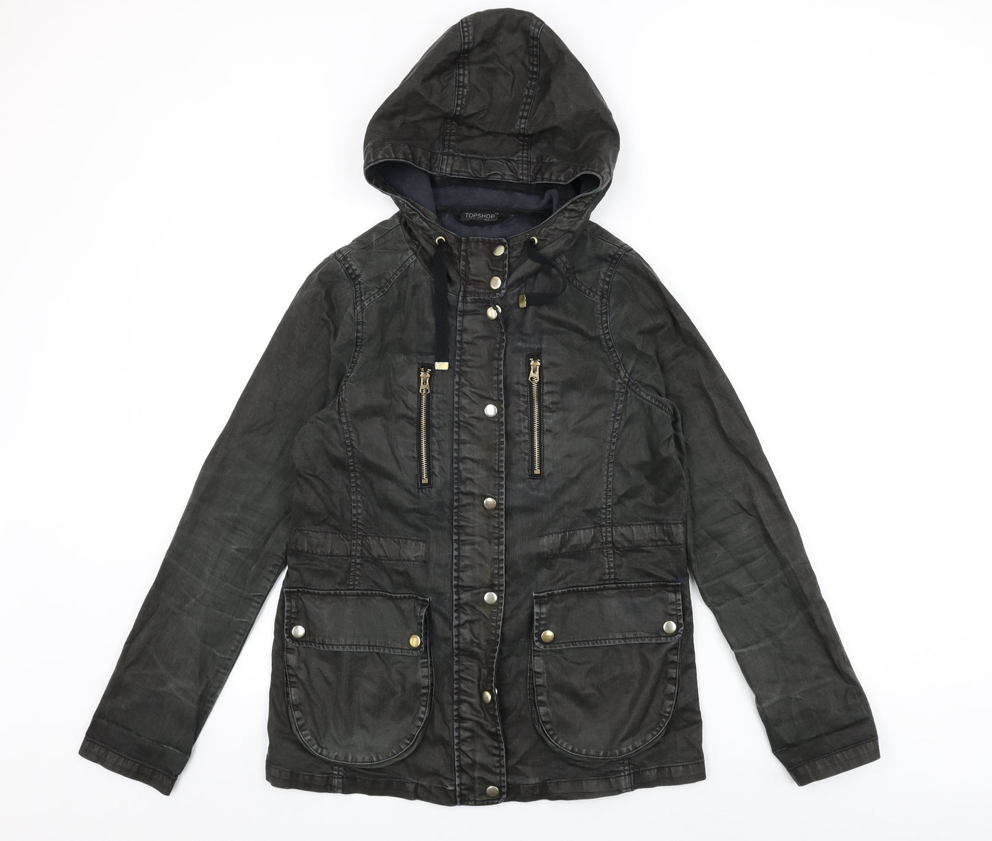 Womens UK Size 8 Topshop Black Jacket