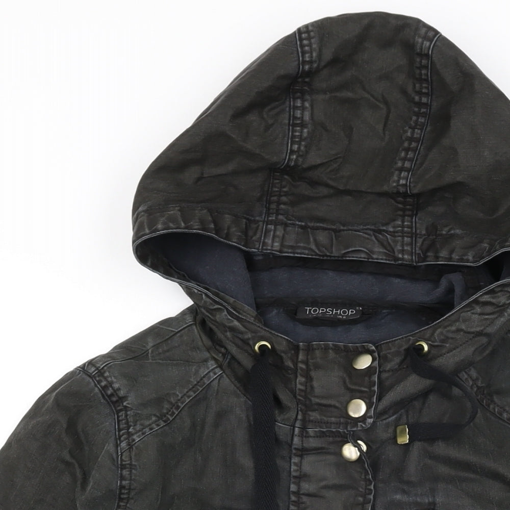 Womens UK Size 8 Topshop Black Jacket