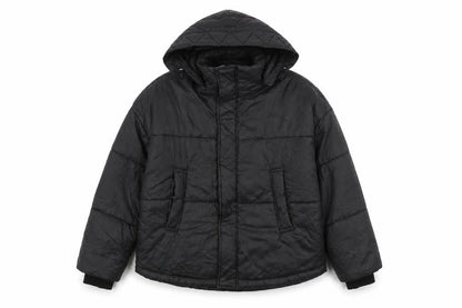 Womens UK Size 10 Boohoo Black Puffer Jacket