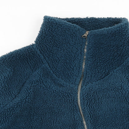 Mens UK Size M ASOS Blue Full Zip Sweatshirt