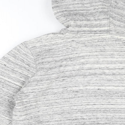 R Essential Boys Grey Geometric Cotton Pullover Hoodie Size 14 Years Pullover