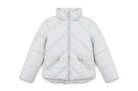 Womens UK Size 4 Topshop Blue Puffer Jacket