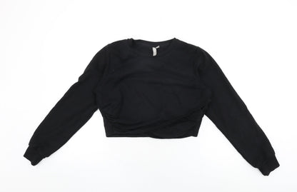 Womens UK Size 10 ASOS Black Pullover Sweatshirt