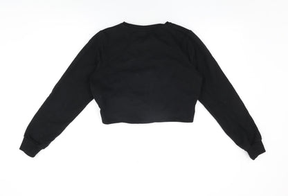 Womens UK Size 10 ASOS Black Pullover Sweatshirt