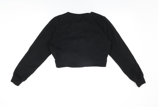 Womens UK Size 10 ASOS Black Pullover Sweatshirt