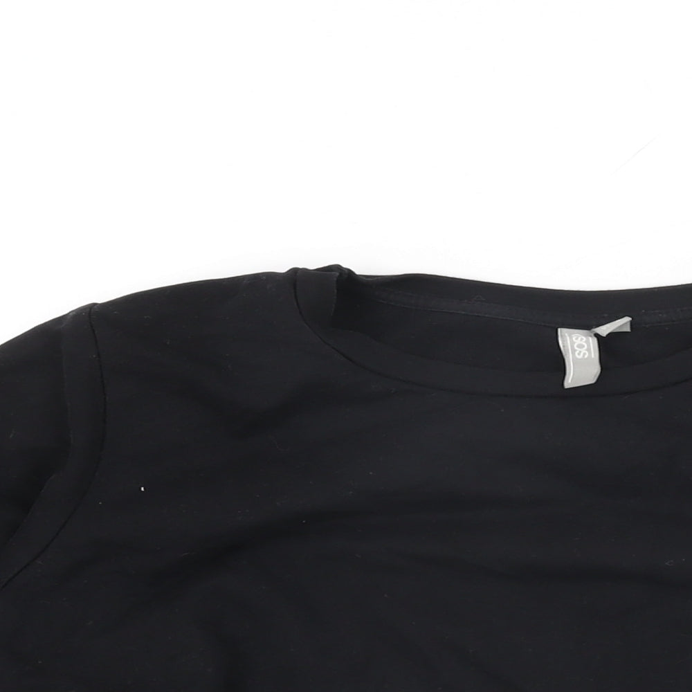 Womens UK Size 10 ASOS Black Pullover Sweatshirt
