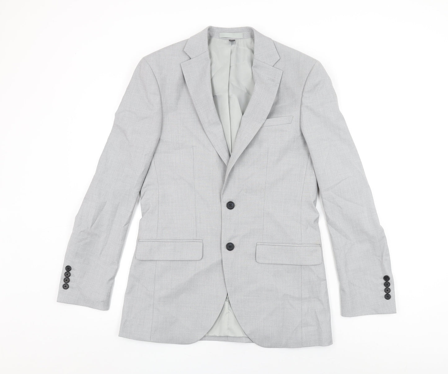Mens UK Size 36 Marks and Spencer Regular Grey Suit Jacket