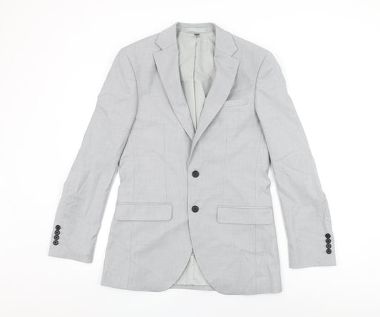 Mens UK Size 36 Marks and Spencer Regular Grey Suit Jacket