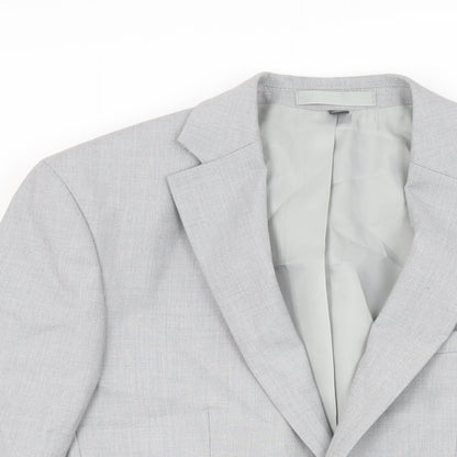 Mens UK Size 36 Marks and Spencer Regular Grey Suit Jacket