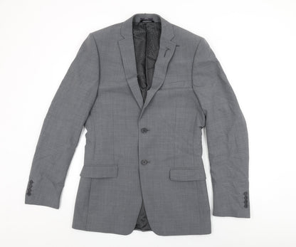 Mens UK Size 38 Marks and Spencer Regular Grey Suit Jacket