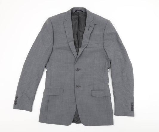 Mens UK Size 38 Marks and Spencer Regular Grey Suit Jacket