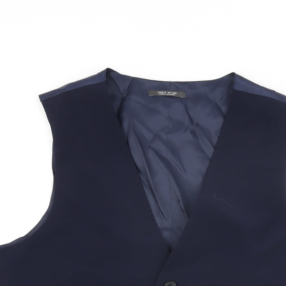 Mens UK Size 38 Marks and Spencer Regular Blue Suit Jacket