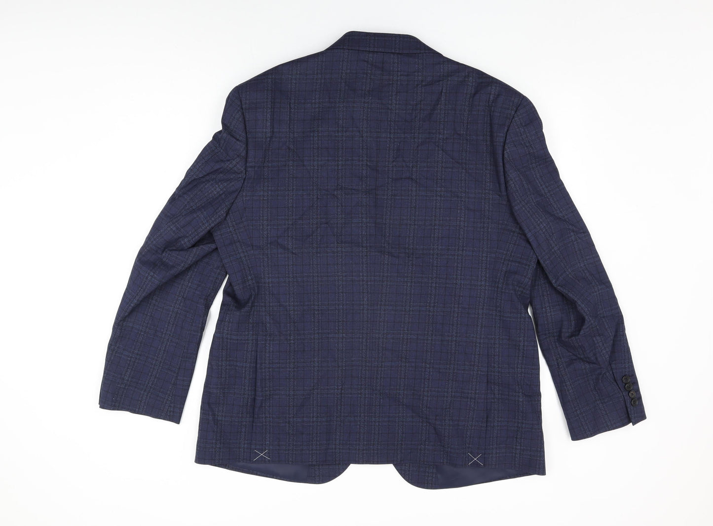 Mens UK Size 44 Marks and Spencer Regular Blue Suit Jacket