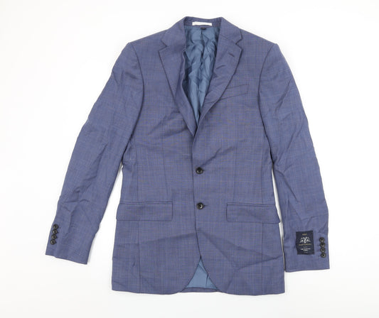 Mens UK Size 36 Marks and Spencer Regular Blue Suit Jacket