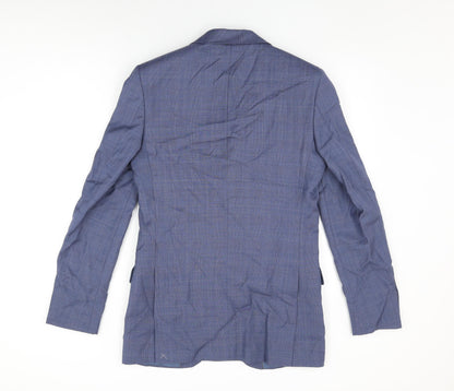 Mens UK Size 36 Marks and Spencer Regular Blue Suit Jacket