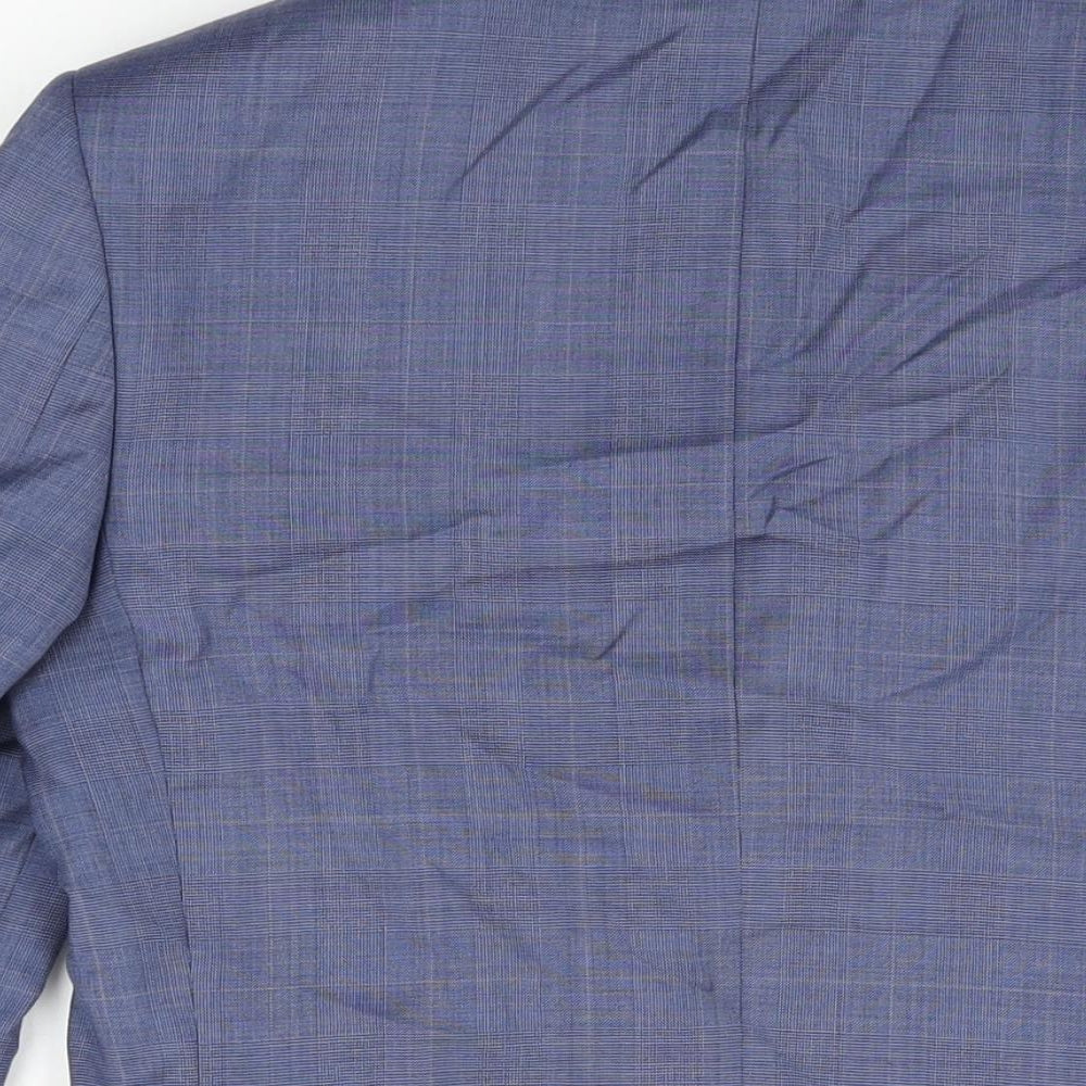 Mens UK Size 36 Marks and Spencer Regular Blue Suit Jacket