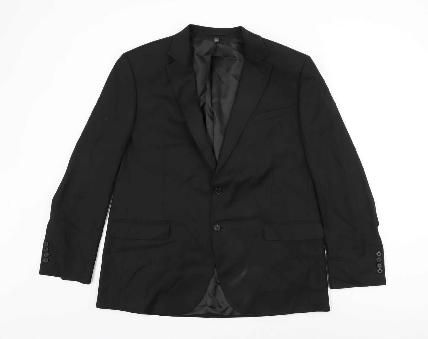 Mens UK Size 44 Marks and Spencer Regular Black Suit Jacket