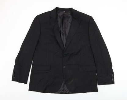 Mens UK Size 44 Marks and Spencer Regular Black Suit Jacket