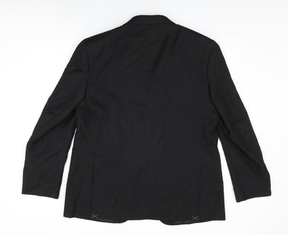 Mens UK Size 44 Marks and Spencer Regular Black Suit Jacket