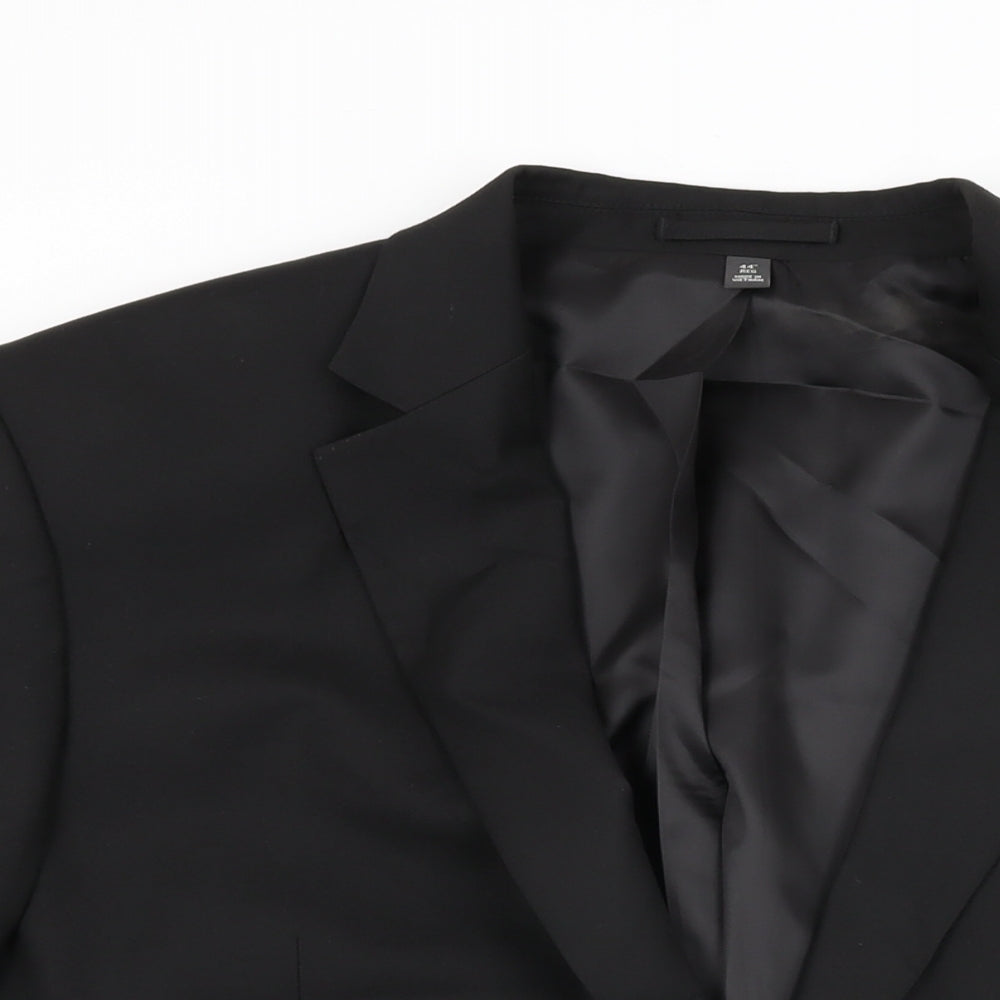 Mens UK Size 44 Marks and Spencer Regular Black Suit Jacket