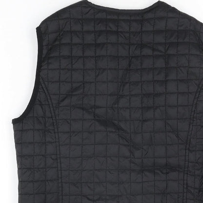 Womens UK Size S Marks and Spencer Black Gilet