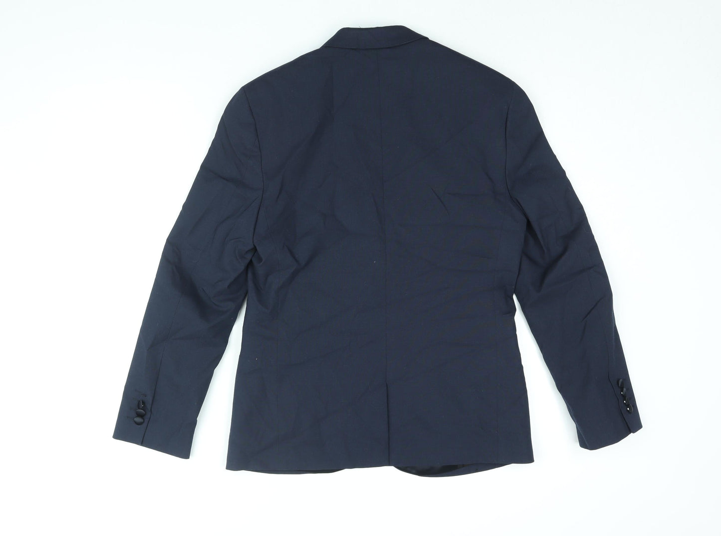 ASOS Mens Blue Polyester Jacket Suit Jacket Size 36 Regular