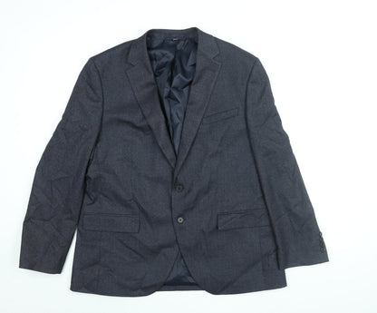 Mens UK Size 44 Marks and Spencer Regular Black Suit Jacket