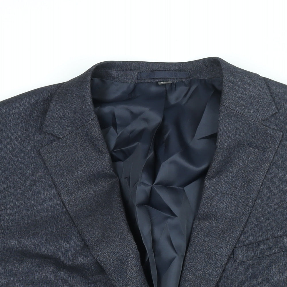 Mens UK Size 44 Marks and Spencer Regular Black Suit Jacket